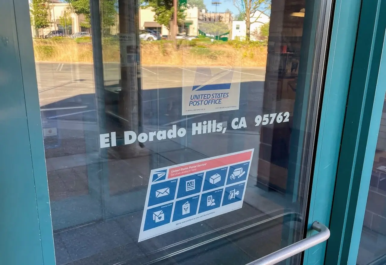 US Post Office at 4641 Post Street in El Dorado Hills Town Center